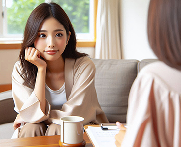 話すことが思いつかないイメージ