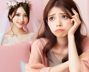 婚活で悩むイイメージ