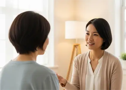 助言中のイメージ