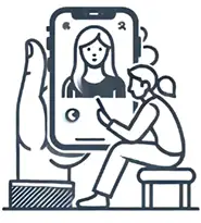 オンラインのイメージ